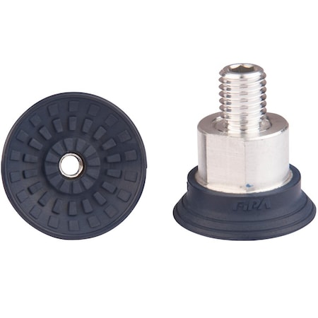 Fipa Flat vacuum cup diam. 30 mm, NBR blue, fitting M10-male 103.030.033.1